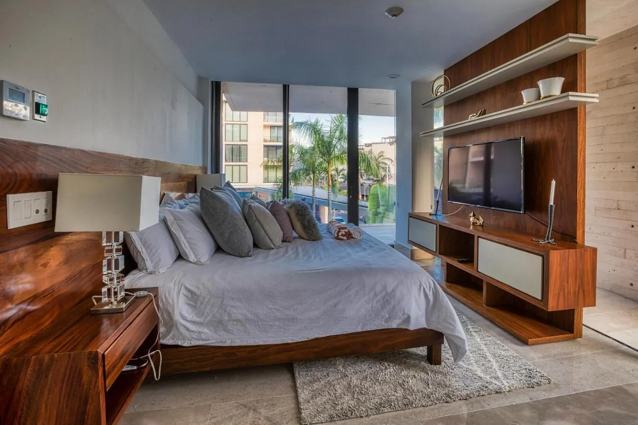 Astonishing Condo With Balcony In A Private Complex With Pool And Gym 신데 델 카르멘 0*,