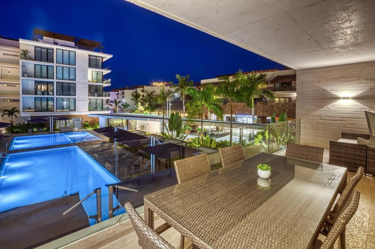Astonishing Condo With Balcony In A Private Complex With Pool And Gym 신데 델 카르멘 멕시코